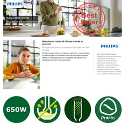 Thumbnail Máy xay cầm tay ProMix Philips HR2534 650W model cải tiến thay thế cho HR1604 2