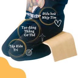 Thumbnail Ghế ngồi Quỳ Công Thái Học, Ghế Thiền Quỳ Seiza giúp thẳng lưng Plyconcept Seiza Bench - Gỗ uốn cong 4