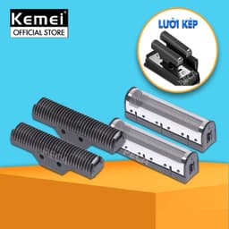 Thumbnail Lưỡi máy cạo râu thay thế cho các dòng cạo râu Kemei KM-1102, KM-1102H, dễ tháo lắp 1