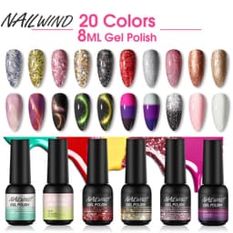 Thumbnail Rosalind NAILWIND 8ml Ngâm Tắt Màu Nguyên Chất Sơn Móng Tay Gel Ba Lan Cho Móng Tay Nghệ Thuật Thiết Kế LED / Đèn UV 8061 3