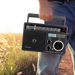 Thumbnail Máy nghe nhạc MP3 radio FM RETEKESS TR618 AM SW kèm phụ kiện 2