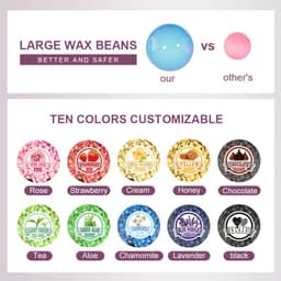 Thumbnail Sáp hạt đậu tẩy lông 100g chuyên nghiệp RUOALL 3