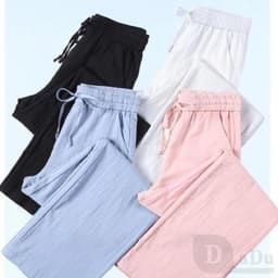 Thumbnail Daduhey Quần ống rộng thời trang cho nữ có 4 màu tùy chọn 4