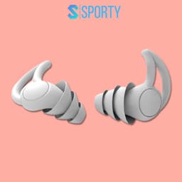 Thumbnail Bộ 2 nút bịt tai silicone chống ồn EP4 ba tầng lọc âm bảo vệ tai SPORTY êm ái, dễ chịu, độ bền cao 1