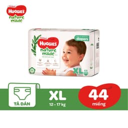 Thumbnail Tã Dán Huggies Platinum Nature Made Size NB60/S82/M64/L54/XL44/XXL36 4