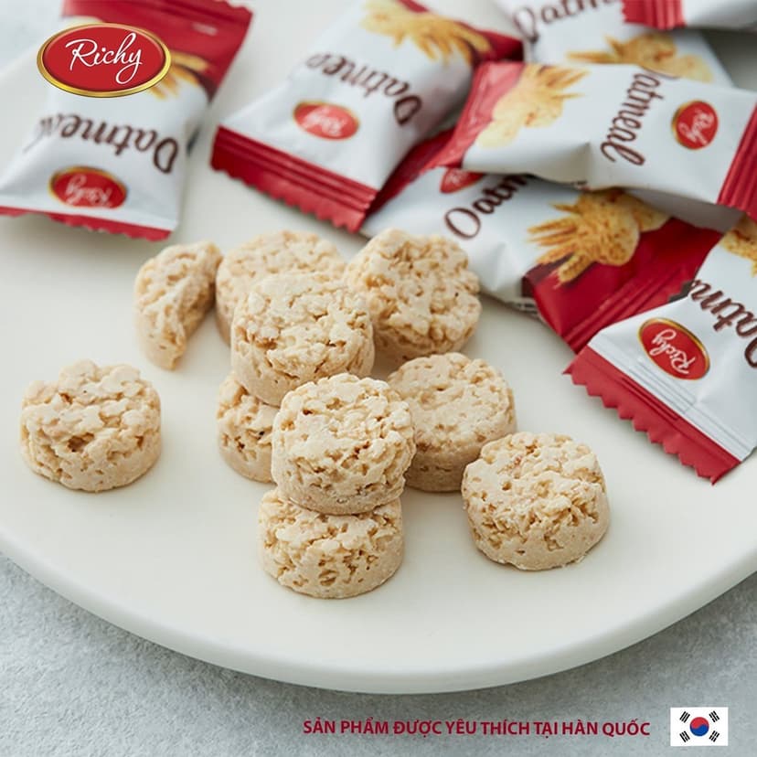 Ảnh Combo 2 Bánh Yến Mạch Richy 2 vị (Sữa và Phô Mai) 2
