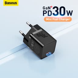 Thumbnail Củ sạc nhanh Baseus GaN USB Type C PD 30W thích hợp cho iPhone Xiaomi 1