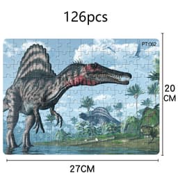 Thumbnail LEQIAZHIXING Bộ Xếp Hình Khủng Long 126 Mảnh Cho Bé 3