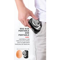 Thumbnail Máy cạo râu KEMEI mini chống thấm nước sạc được tiện lợi dành cho nam 3