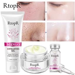 Thumbnail Bộ Mỹ Phẩm Dưỡng Ẩm Và Làm Trắng Da Mặt RtopR Chiết Xuất Xoài Dạng Lỏng Dưỡng Ẩm Tẩy Tế Bào Chết + Kem Dưỡng Da Mặt Hiệu Quả 1