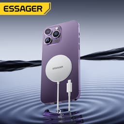 Thumbnail Bộ sạc nhanh không dây ESSAGER từ tính 15w thích hợp cho điện thoại ios / samsung 1