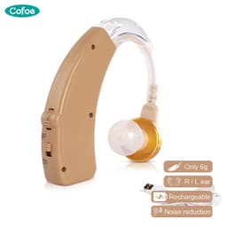 Thumbnail Máy trợ thính COFOE cỡ mini sạc USB phía sau tai khuếch đại âm thanh giảm tiếng ồn nâng tông màu tùy chỉnh 1