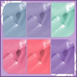 Thumbnail Gel móng tay ROSALIND Màu xanh 7ML Chai thủy tinh sơn móng tay 1