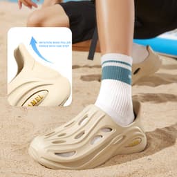 Thumbnail Xăng đan thể thao CAMEL CROWN giày nam rỗng đế mềm chống trượt thoáng khí giày lỗ ngoài trời 2