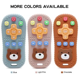Thumbnail Đồ Chơi Gặm Nướu Bằng Silicone 100% Cấp Thực Phẩm Không BPA An Toàn Cho Bé 1