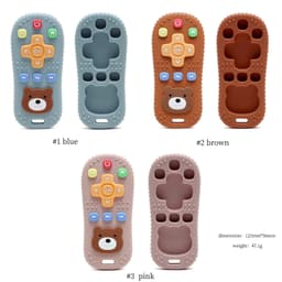 Thumbnail Đồ Chơi Gặm Nướu Bằng Silicone 100% Cấp Thực Phẩm Không BPA An Toàn Cho Bé 2