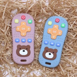 Thumbnail Đồ Chơi Gặm Nướu Bằng Silicone 100% Cấp Thực Phẩm Không BPA An Toàn Cho Bé 4