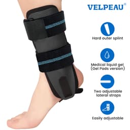 Thumbnail Đai nẹp mắt cá chân VELPEAU hỗ trợ bó bột sau phẫu thuật bảo vệ chấn thương bong gân điều chỉnh được 1