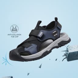Thumbnail Giày nam CAMEL CROWN dép mũi kín chống va chạm giày đi biển thể thao thông thường dép ngoài trời 4