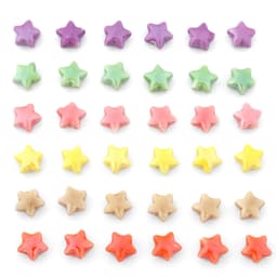 Thumbnail Set 10 hạt sứ BEADIA hình ngôi sao năm cánh 14mm nhiều màu sắc dùng làm trang sức DIY 3