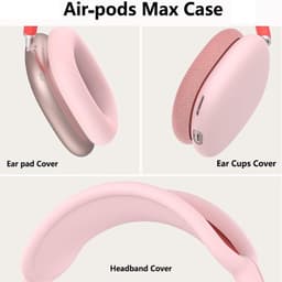Thumbnail Vỏ bọc bảo vệ tai nghe Air-pods Max bằng silicon chống sốc / trầy xước HDOORLINK 3