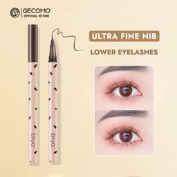 Thumbnail Gecomo Bút Kẻ Mắt Nước Ngòi Siêu Mảnh 0.01mm Cho Người Mới Bắt Đầu Trang Điểm 2