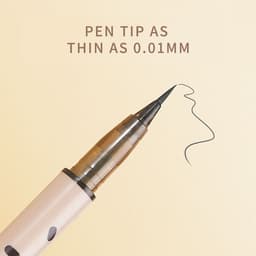 Thumbnail Gecomo Bút Kẻ Mắt Nước Ngòi Siêu Mảnh 0.01mm Cho Người Mới Bắt Đầu Trang Điểm 3