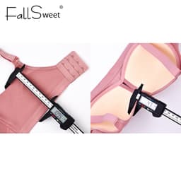 Thumbnail FallSweet 36-44 Áo Ngực Bigsize Không Gọng Mềm Mại Nâng Ngực Lớn Áo Ngực Mỏng Bản 669 4