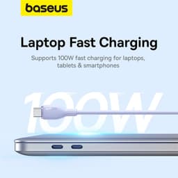 Thumbnail Dây Cáp Sạc Nhanh Baseus USB C Sang Type C PD 100W Cho Laptop iPp15 Samsung S23 Xiaomi 3