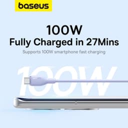 Thumbnail Cáp sạc nhanh BASEUS 100W USB Type C 6A 3