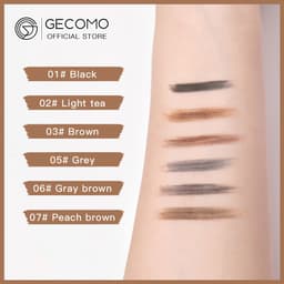 Thumbnail Bút Kẻ Lông Mày GECOMO Chống Nước Lâu Phai 6 Màu Sắc Lựa Chọn 4