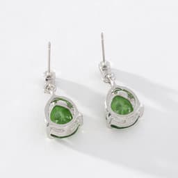 Thumbnail PINKDUDU Bông Tai Đính Đá Hình Giọt Nước 8 Màu Ngọt Ngào Dễ Phối Đồ Thời Trang PD1089 3