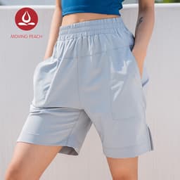Thumbnail MOVING PEACH Quần  baggy Lửng Thể Thao Có Túi Cho Nữ ACC 1