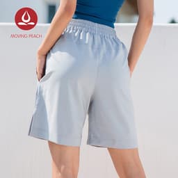 Thumbnail MOVING PEACH Quần  baggy Lửng Thể Thao Có Túi Cho Nữ ACC 2
