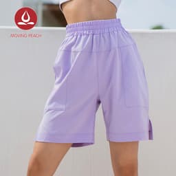 Thumbnail MOVING PEACH Quần  baggy Lửng Thể Thao Có Túi Cho Nữ ACC 3