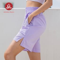 Thumbnail MOVING PEACH Quần  baggy Lửng Thể Thao Có Túi Cho Nữ ACC 4