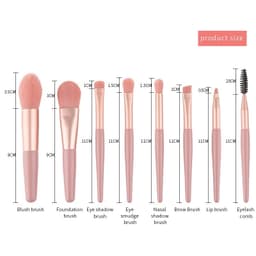 Thumbnail MAANGE Bộ 8 Cọ Trang Điểm Lông Mềm Dành Cho Người Mới Bắt Đầu Trang Điểm 4