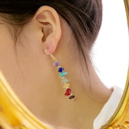 Thumbnail Khuyên Tai Dáng Dài Bằng Hợp Kim Resin Phong Cách Retro Đơn Giản Sáng Tạo Thời Trang Dành Cho Nữ PD1365 1