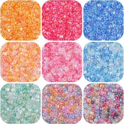 Thumbnail Set 140 Hạt Gạo Thủy Tinh Nhuộm Màu Chất Lượng Cao Dùng Làm Trang Sức DIY 3