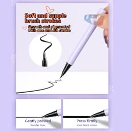 Thumbnail Bút kẻ mắt MAANGE dạng lỏng chống thấm nước lâu trôi nhanh khô 2