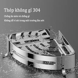 Thumbnail Kệ đựng đồ dùng MEIDOO gắn góc tường nhà tắm tiện dụng Giỏ tam giác bằng thép không gỉ 304 2
