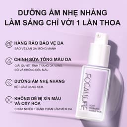 Thumbnail Kem lót dưỡng ẩm FOCALLURE làm sáng da chống thấm nước trọng lượng nhẹ hiệu 30g 3