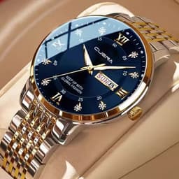Thumbnail Đồng Hồ Đeo Tay CUENA Chính Hãng Chất Liệu Thép Không Gỉ Chống Thấm Nước Thời Trang Cao Cấp Cho Nam 6008 1