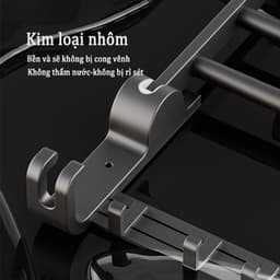 Thumbnail Kệ MEIDOO gắn tường giữ khăn đa năng không cần khoan Giá để đồ bằng nhôm chắc chắn và bền 4