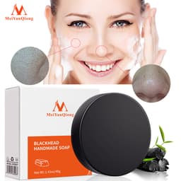Thumbnail MeiYanQiong Xà bông rửa mặt  than tre đen loại bỏ mụn đầu đen kiềm dầu se khít lỗ chân lông lớn hiệu quả 2