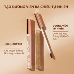 Thumbnail Bút Che Khuyết Điểm GECOMO Có Độ Bóng Cao Giúp Tạo Khối Cho Khuôn Mặt 2