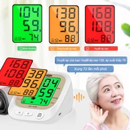 Thumbnail Cofoe Máy Đo Huyết Áp Y Tế Qua Cánh Tay Dành Cho Gia Đình Có Âm Báo Và Độ Chính Xác Cao 4