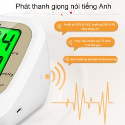 Thumbnail Cofoe Máy Đo Huyết Áp Y Tế Qua Cánh Tay Dành Cho Gia Đình Có Âm Báo Và Độ Chính Xác Cao 3