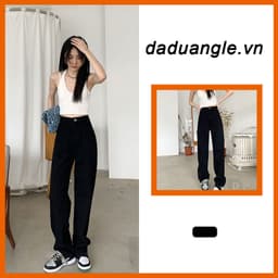 Thumbnail Daduhey Quần Jeans Dài Lưng Cao Plus Size Cho Nữ 1