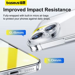 Thumbnail Ốp điện thoại Baseus TPU dẻo trong suốt chống sốc bảo vệ camera thích hợp cho iphone 15 promax iphone 15 pro plus 3